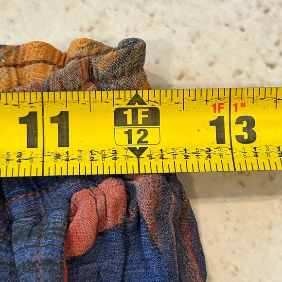 Vintage Karen Kane 2 Piece Set Women 4 Multicolor Shirt Shorts Art Rayon 90s USA - Picture 10 of 13